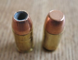 Different types of cavities in bullets